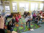 Návštěva předškoláků v ZŠ Čachovice